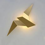 Origami Wandlamp met Warm LED‑Licht voor Moderne Wandverlichting Binnen