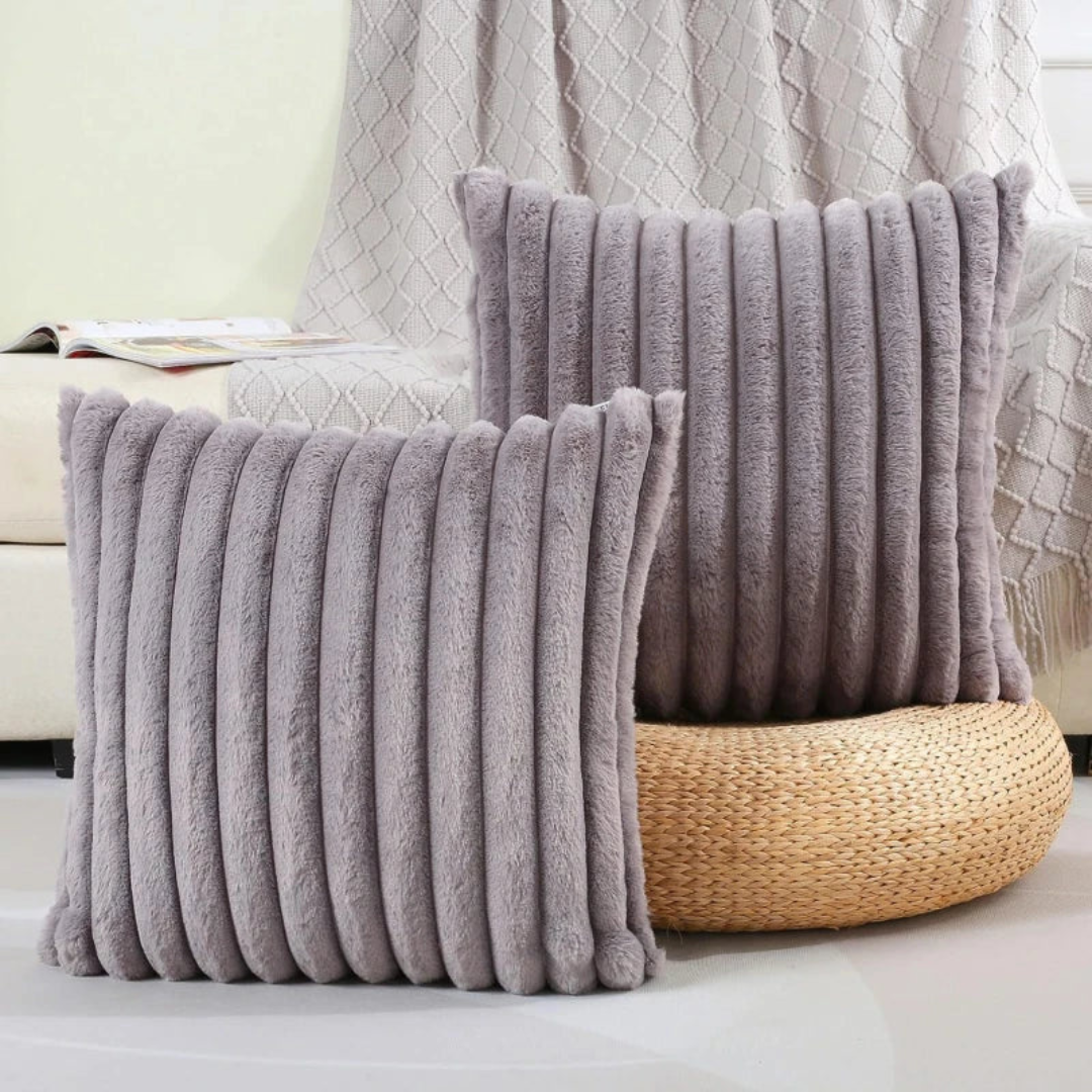 Pluche Kussensloop Met Zachte Structuur En Moderne Comfortafwerking