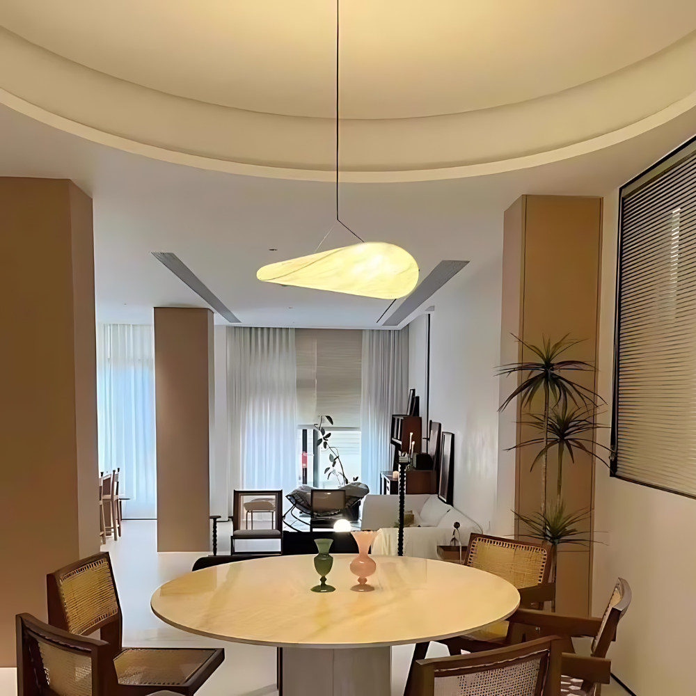 Japandi Hanglamp Met Organisch Design Voor Sfeervolle Verlichting
