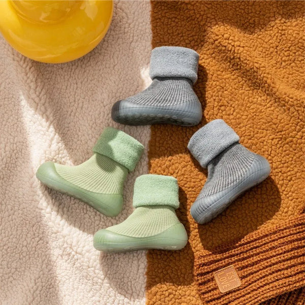 Babysok Schoenen Met Grip Voor Warme Voeten En Veilige Eerste Stappen