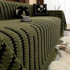 Vintage Bankhoes Met Jacquardpatroon Voor Warmte, Bescherming En Dagelijks Comfort