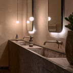 Glazen Hanglamp Met Glanzende Kap En Compact Ontwerp Voor Moderne Sfeerlicht