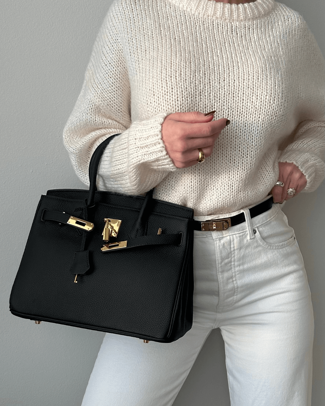 Elegante Leren Damestas Met Tijdloos Ontwerp