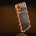iPhone-hoesje met aluminium frame en geïntegreerde lensbescherming