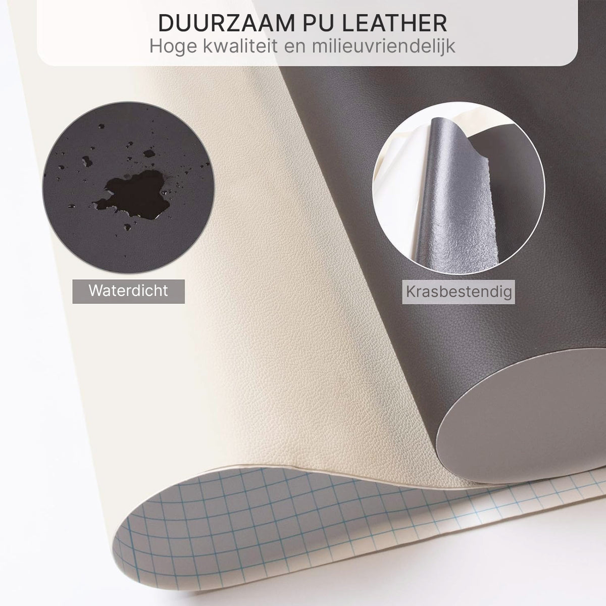 Zelfklevende reparatiepatch van PU-leer op rol