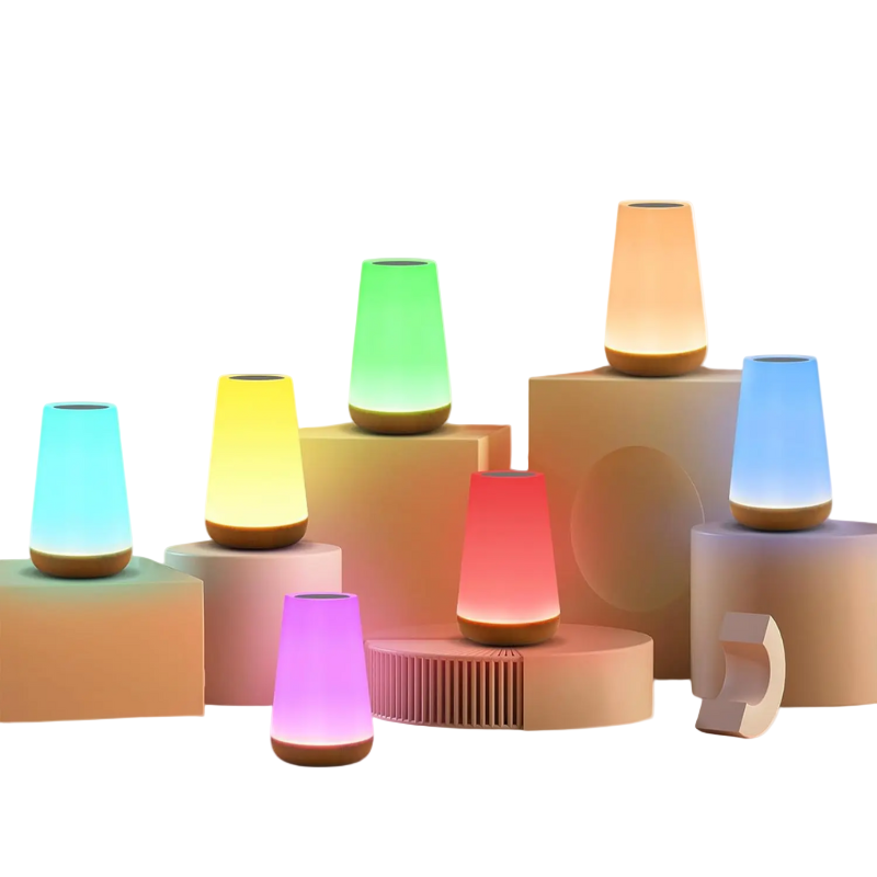 Draadloze RGB LED Nachtlamp met Afstandsbediening