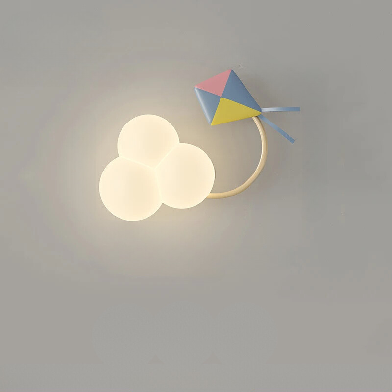 CartoonAirplane Kinder Wandlamp met Speels Ontwerp en LED Verlichting