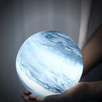 Glazen Maanlamp Met Meerkleurige Verlichting En Afstandsbediening
