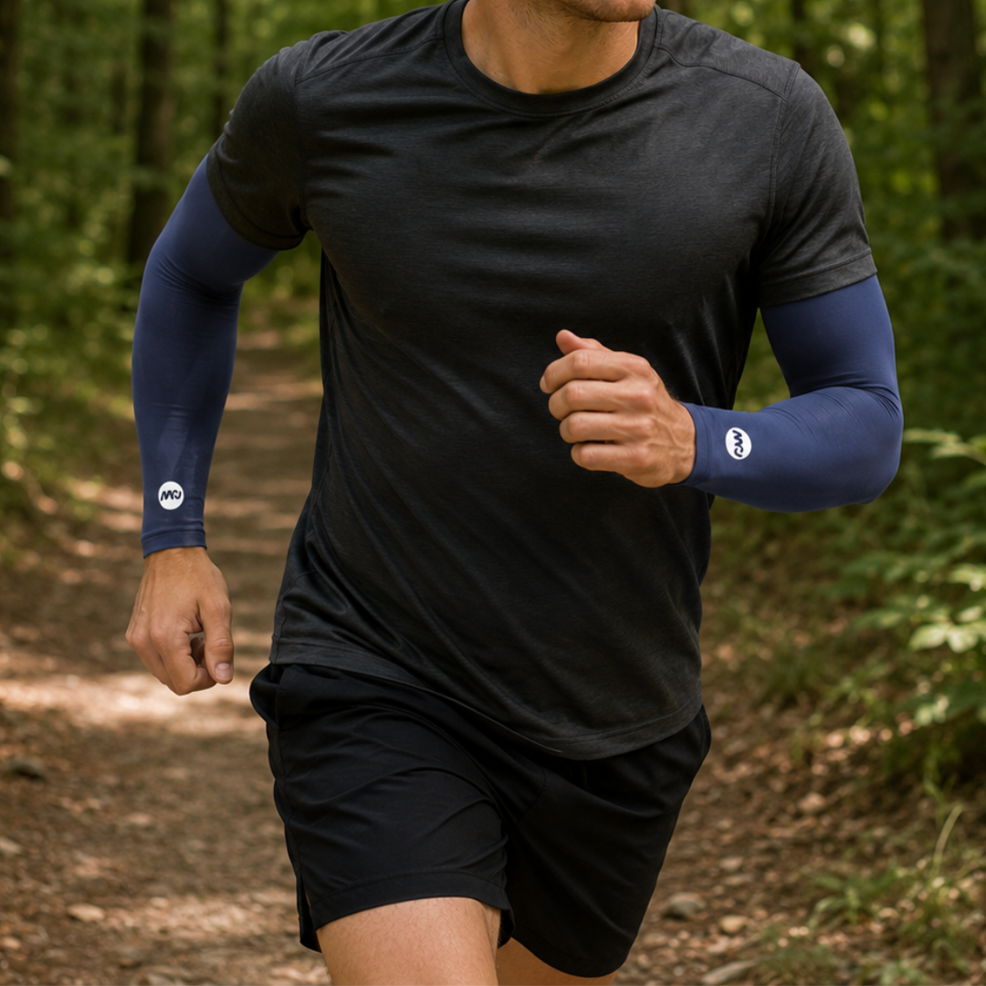 UV Arm Sleeves met Koelend Effect, Compressie en UPF 50+ Bescherming