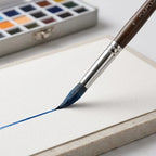 Aquarel Penseelset Met Waterreservoir Voor Nauwkeurig En Creatief Schilderen