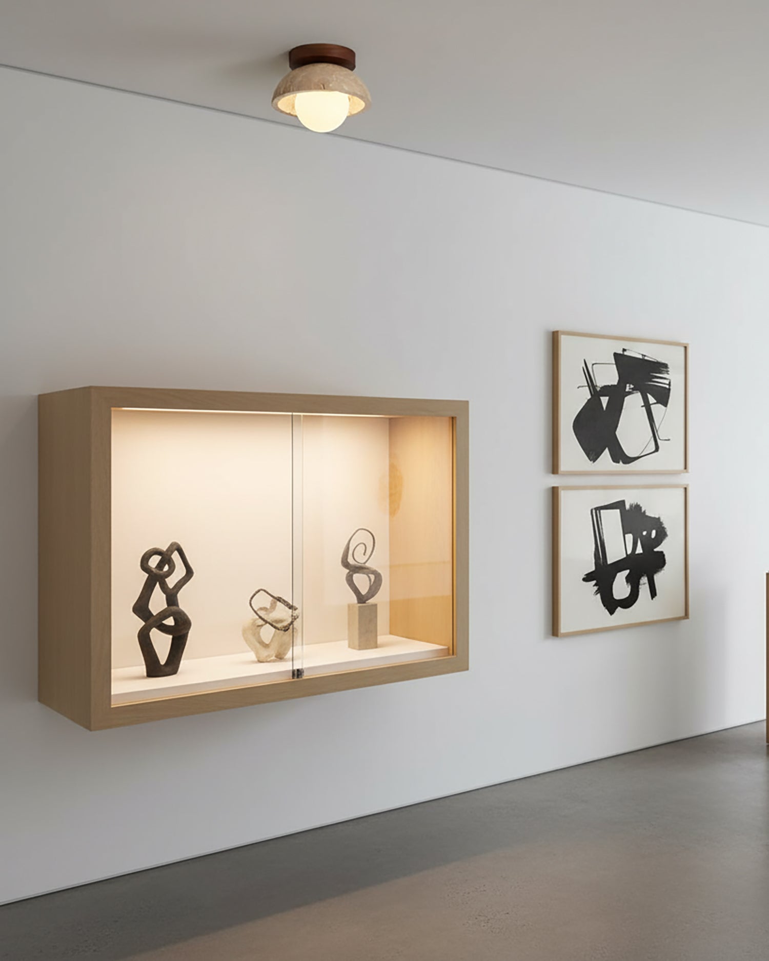 Compacte Plafondlamp Voor Moderne Interieurs