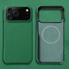 MagSafe iPhone-hoesje van PU-leer met microvezelvoering