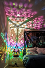Sfeerlamp met Sterrenlicht en Aanpasbare Kleurgloed