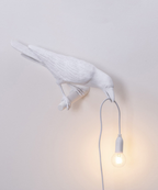 Decoratieve Kraaienlamp met Kunstharz en Warm Licht