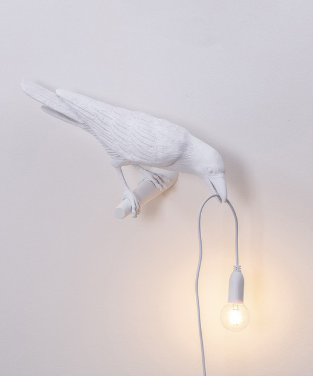 Decoratieve Kraaienlamp met Kunstharz en Warm Licht