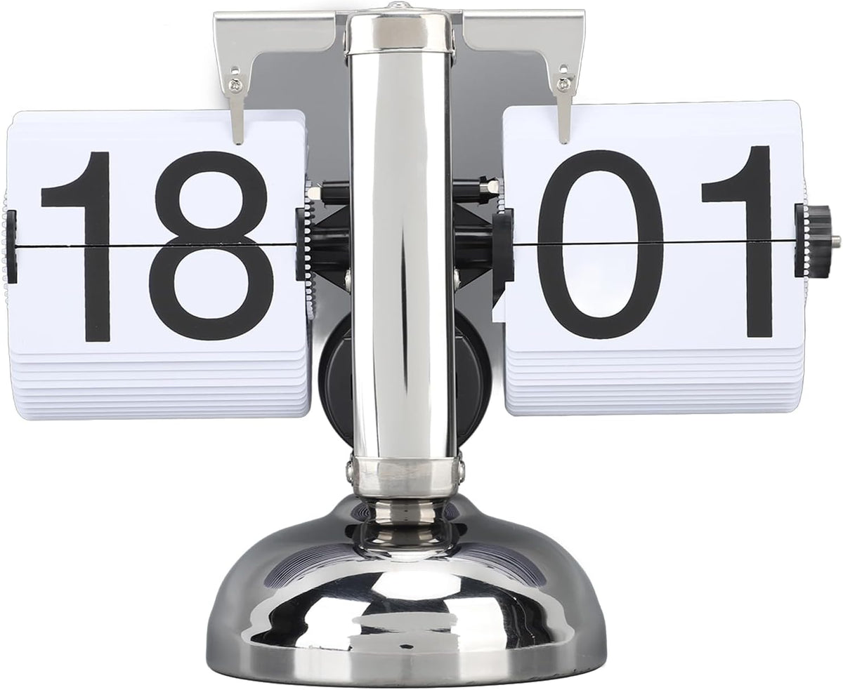 Vintage Flipklok Met Mechanische Tijdweergave En Moderne Precisie