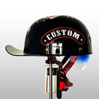 Cap‑Stijl Motorhelm met Sterke ABS‑Constructie en Veiligheidscertificering
