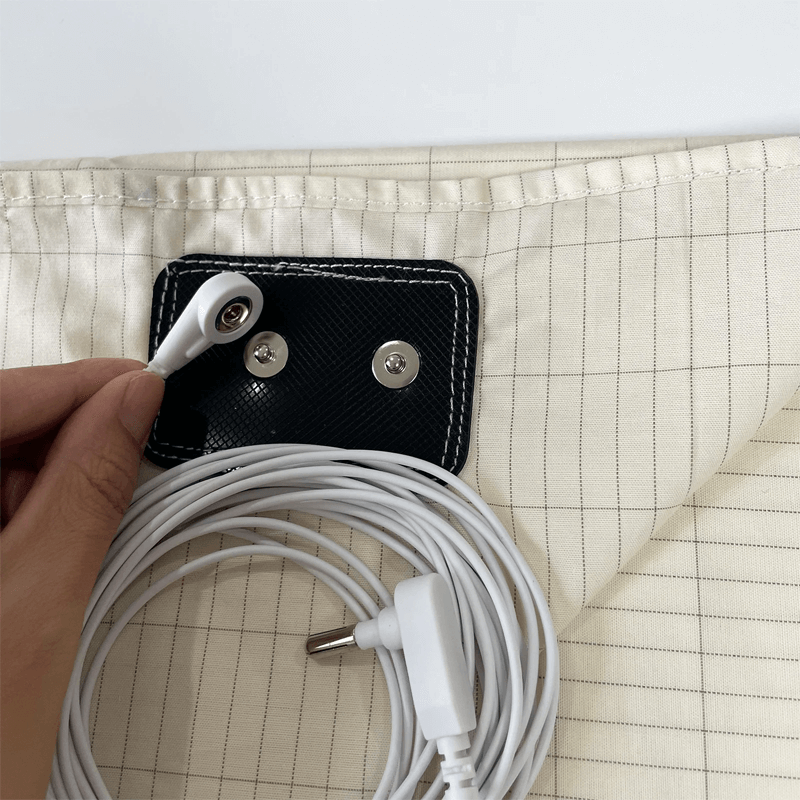 Geleidend Aardingslaken met Zilvervezel en Kabel voor de Slaapkamer