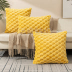 Kussenhoes Met Zachte 3D‑Textuur En Luxe Pluche Structuur