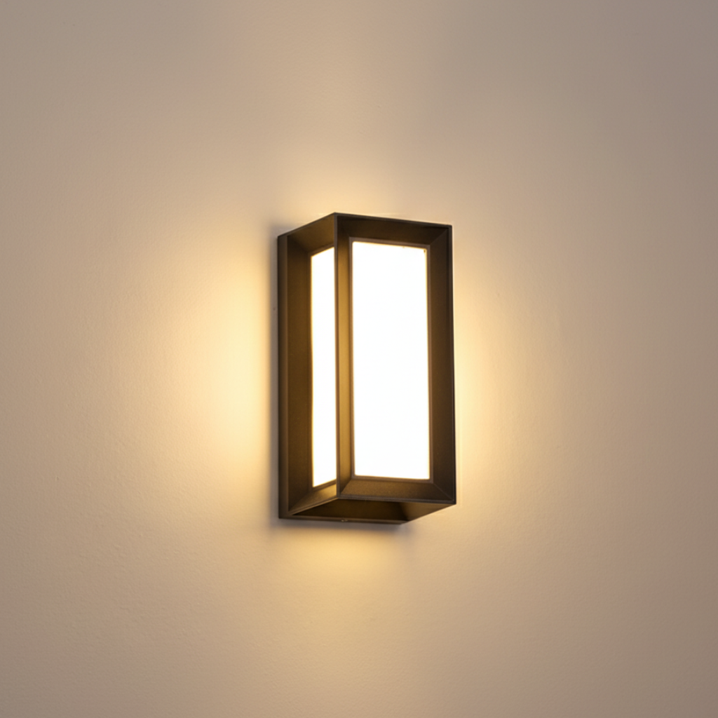 Buitenwandlamp met Modern Ontwerp en Heldere Weerbestendige LED‑Verlichting
