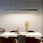 Lineaire Metalen LED Hanglamp Met Acrylkap