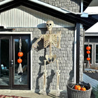 Levensgroot Skeletdecor Met Beweegbare Gewrichten Voor Opvallende Halloween Decoraties