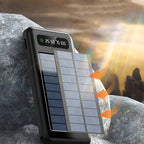Solar Powerbank met 20.000mAh en LED‑Display