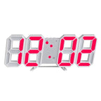 3D LED Wandklok met Dimbaar Digitaal Display voor Binnen