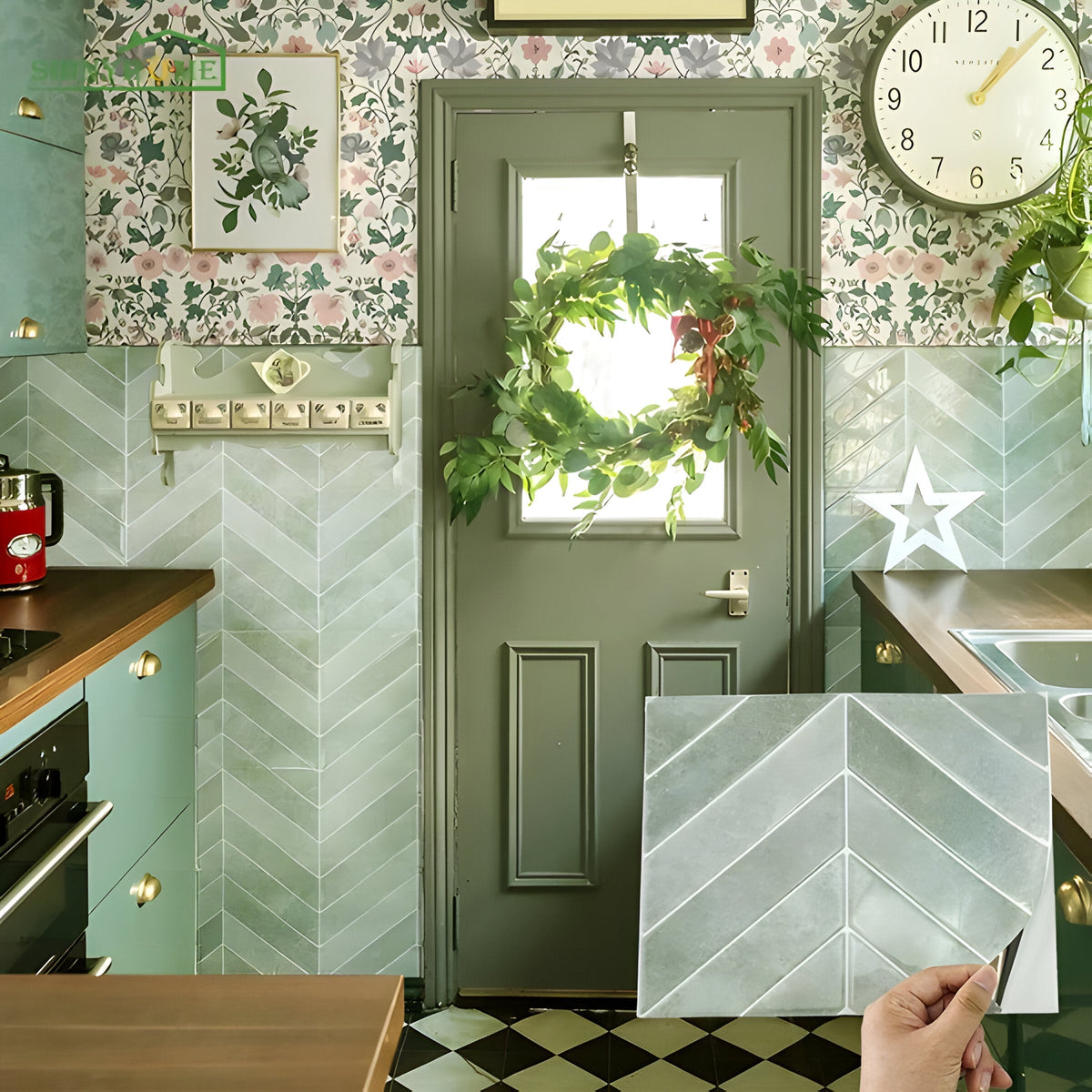 Zelfklevende 3D Wandpanelen Voor Interieurvernieuwing