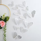 3D Vlinder Wanddecoratie Set Met Decoratieve Uitsnijdingen Voor Creatieve Muurdecoratie