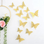 3D Vlinder Wanddecoratie Set Met Decoratieve Uitsnijdingen Voor Creatieve Muurdecoratie
