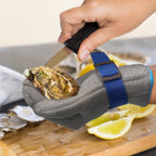 Snijbestendige Handschoenen met Flexibel Edelstaalweefsel en Verstelbare Polsband