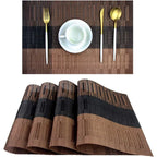 Wasbare Placemats Met Geweven Structuur En Hittebestendige Opbouw