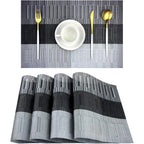 Wasbare Placemats Met Geweven Structuur En Hittebestendige Opbouw