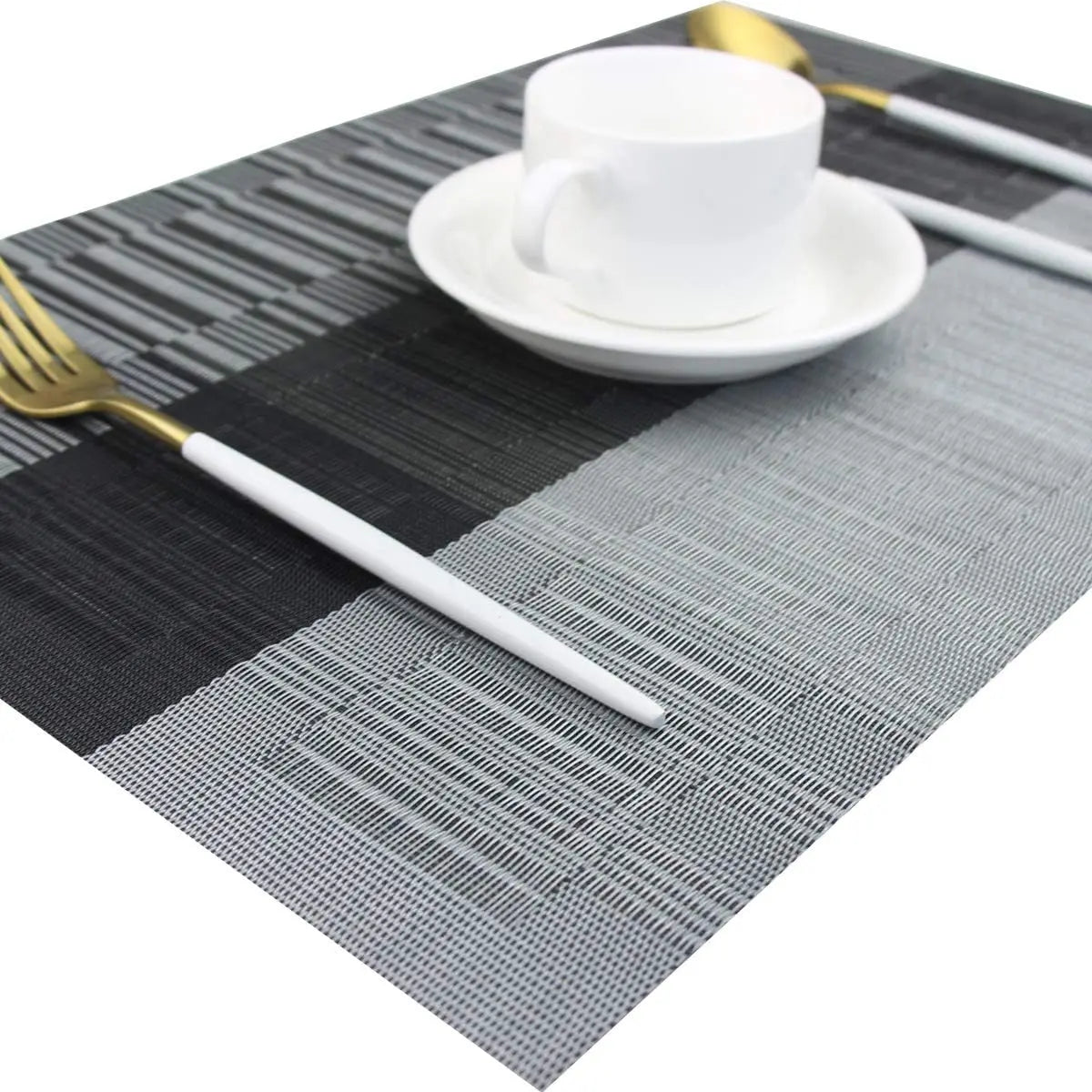 Wasbare Placemats Met Geweven Structuur En Hittebestendige Opbouw
