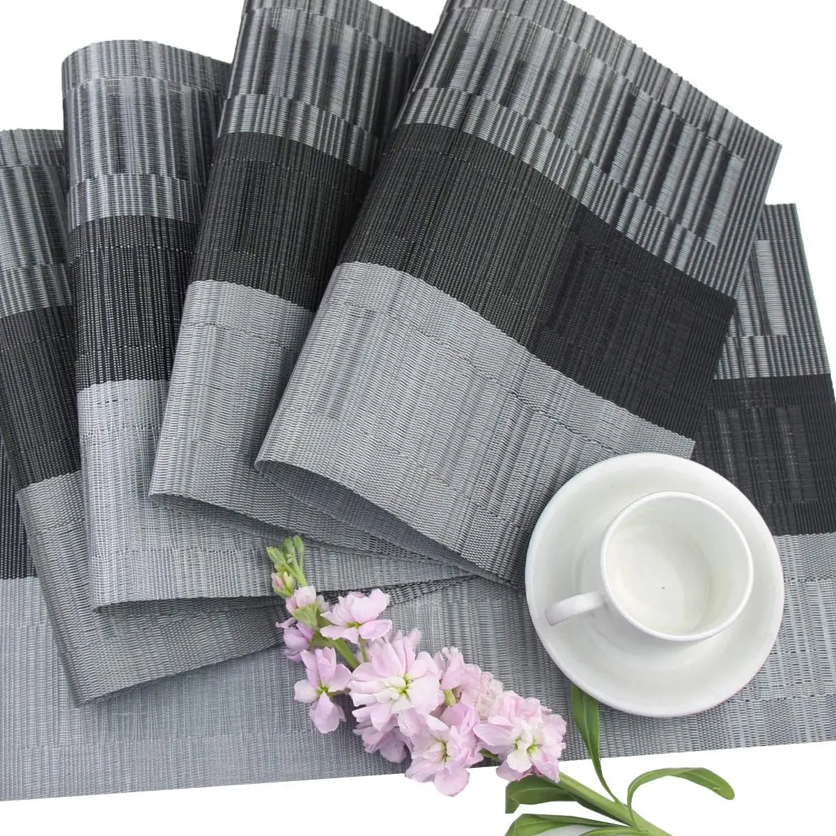 Wasbare Placemats Met Geweven Structuur En Hittebestendige Opbouw