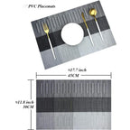 Wasbare Placemats Met Geweven Structuur En Hittebestendige Opbouw