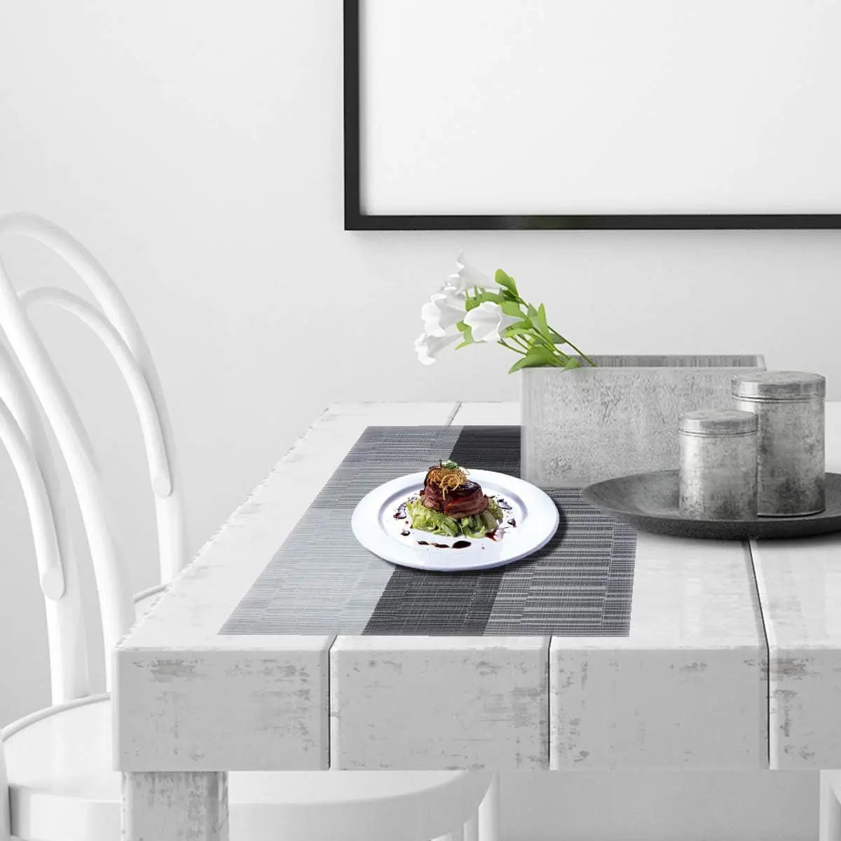 Wasbare Placemats Met Geweven Structuur En Hittebestendige Opbouw