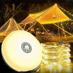 Oplaadbare campinglamp met RGB-lichtslinger