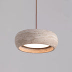 Travertin Hanglamp Met Slank Profiel En Dimbare Lichtkleuren Voor Moderne Ruimtes