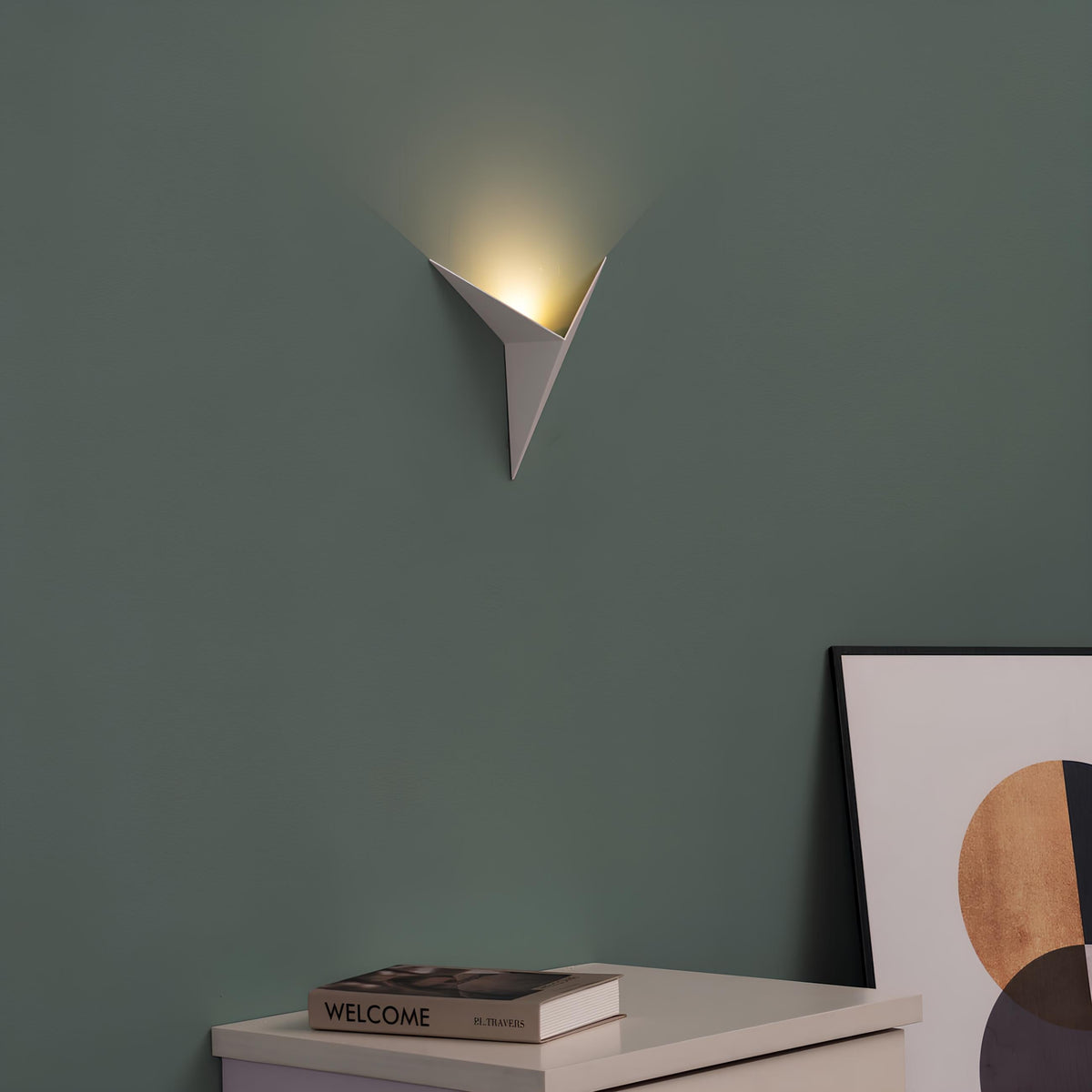 Geometrische Wandlamp Met LED Verlichting Voor Een Moderne En Stijlvolle Uitstraling