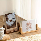 Fotolijst met Houten Basis en Acrylpaneel