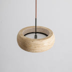 Travertin Hanglamp Met Slank Profiel En Dimbare Lichtkleuren Voor Moderne Ruimtes