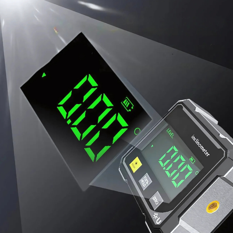Digitale Hellingsmeter voor Precieze Hoekmetingen met Laser en Magnetische Grepen