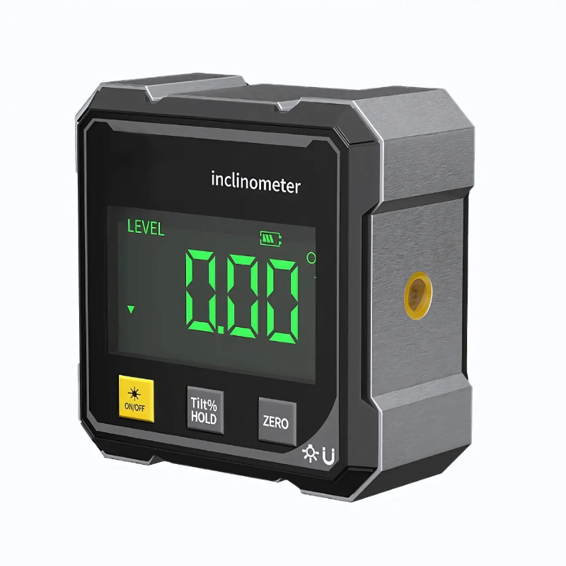 Digitale Hellingsmeter voor Precieze Hoekmetingen met Laser en Magnetische Grepen