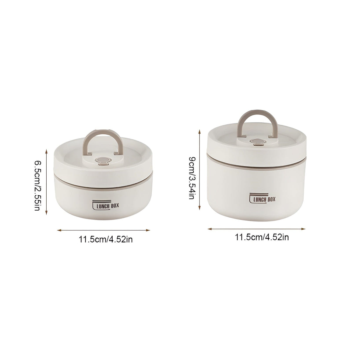 Geïsoleerde Lunchbox Met Meerdere Compartimenten