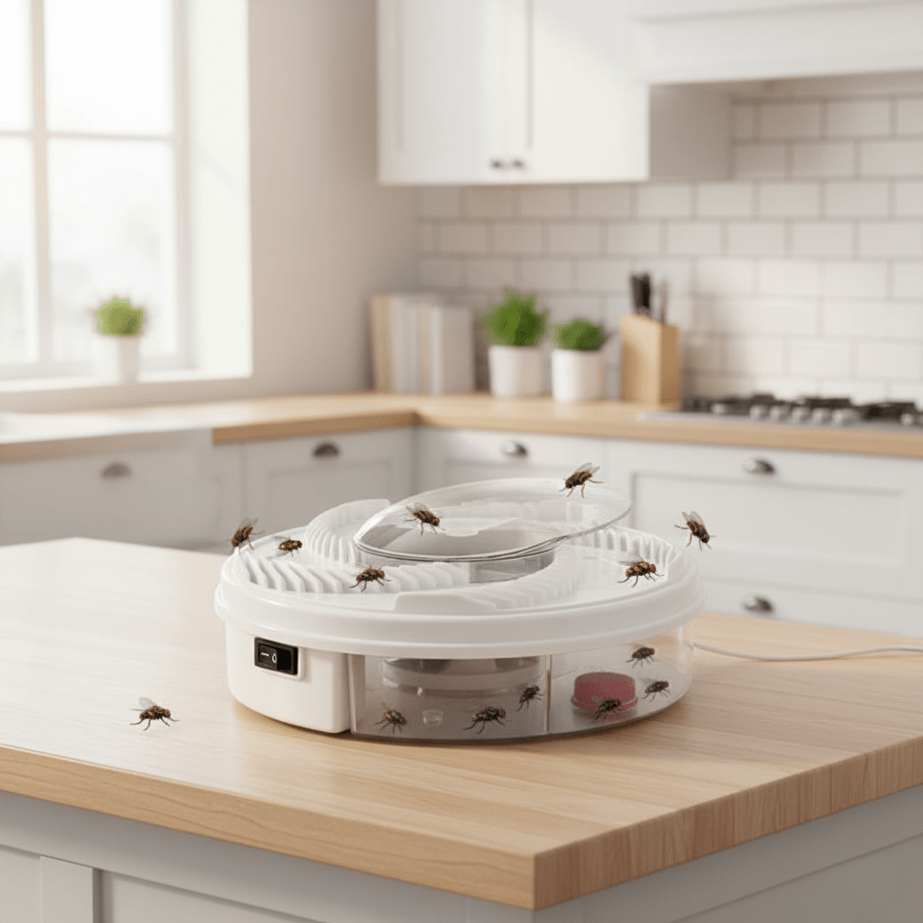 Compacte ECO Insectenvanger met LED Technologie en Stil Ontwerp