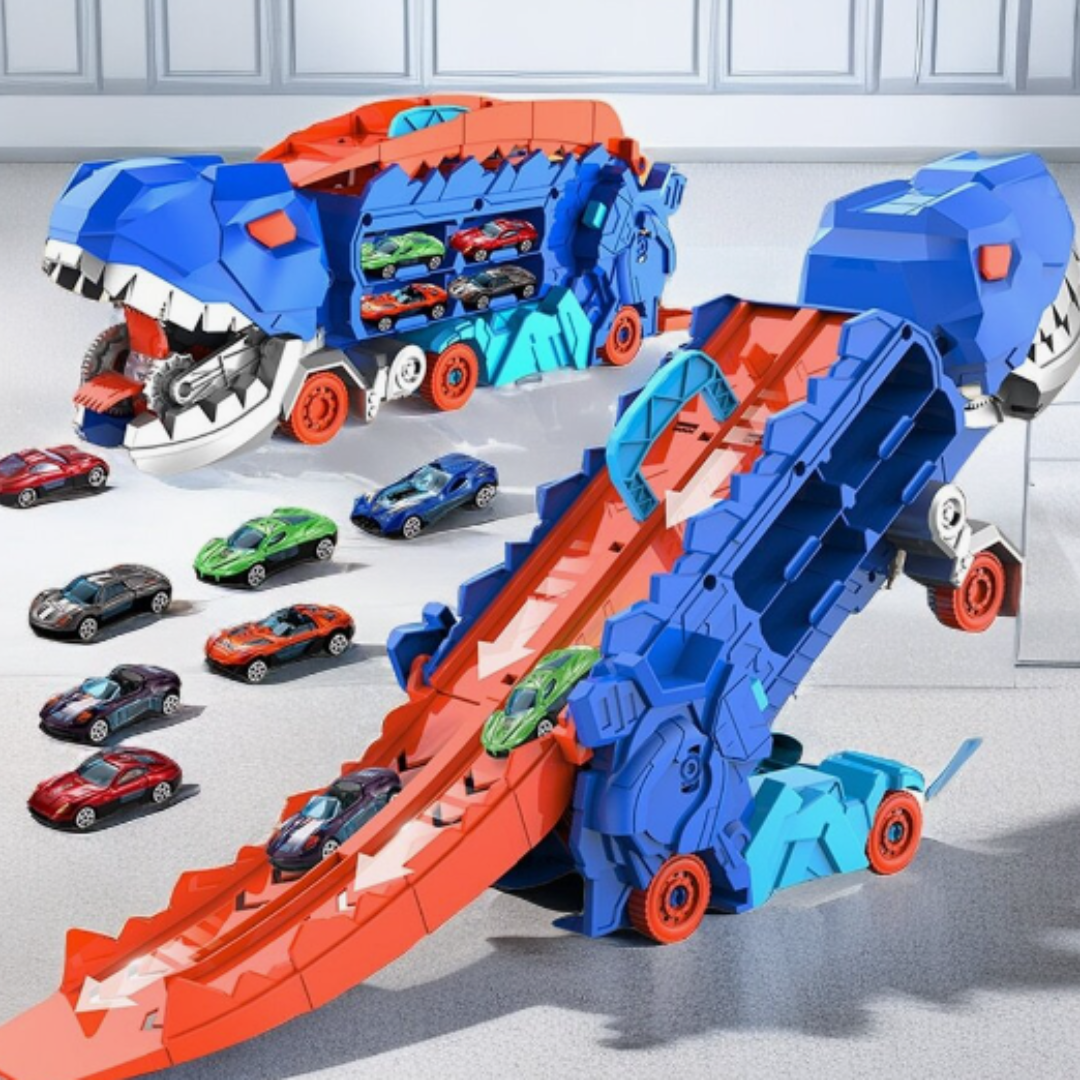 Speeltruck met Dino Fun en Dubbele Racebanen