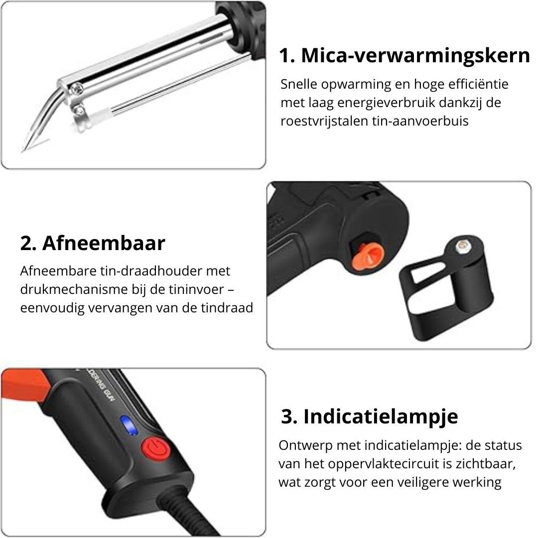 Las- En Snijgereedschap Met Snelle Opwarming Voor Precisiewerk