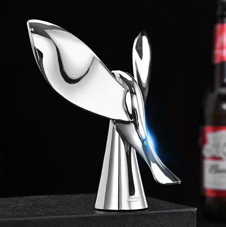 Design Flesopener van Zinklegering met Balancerend Vogelontwerp